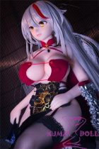 Mini doll sexable 60cm/2ft new big breast E60 silicone Cosplaying as Agnès from Azur Lane