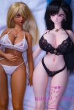 Mini doll sexable 60cm/2ft new big breast E60 silicone Taihou head from Azur Lane in Black Lingerie