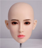 AXBDOLL Full silicone sex doll 106cm AA-cup #GB58 head with realistic body makeup- Skin Color Natural