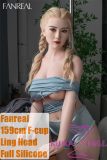 FANREAL 159cm F-Cup Ling Head Full Size Lifelike Silicone Sex Doll
