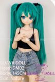 Guavadoll 145cm A-cup head DM02 head Vinyl (PVC) head + TPE body 1:1 life-size love doll Cosplaying as Hatsune Miku