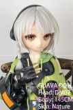 Guavadoll 145cm A-cup head DM02 head Vinyl (PVC) head + TPE body 1:1 life-size love doll Battle Gir