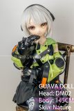 Guavadoll 145cm A-cup head DM02 head Vinyl (PVC) head + TPE body 1:1 life-size love doll Battle Gir