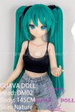 Guavadoll 145cm A-cup head DM02 head Vinyl (PVC) head + TPE body 1:1 life-size love doll Cosplaying as Hatsune Miku