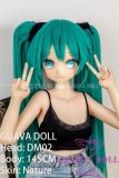 Guavadoll 145cm A-cup head DM02 head Vinyl (PVC) head + TPE body 1:1 life-size love doll Cosplaying as Hatsune Miku