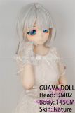 Guavadoll 145cm A-cup head DM02 head Vinyl (PVC) head + TPE body 1:1 life-size love doll White Hair