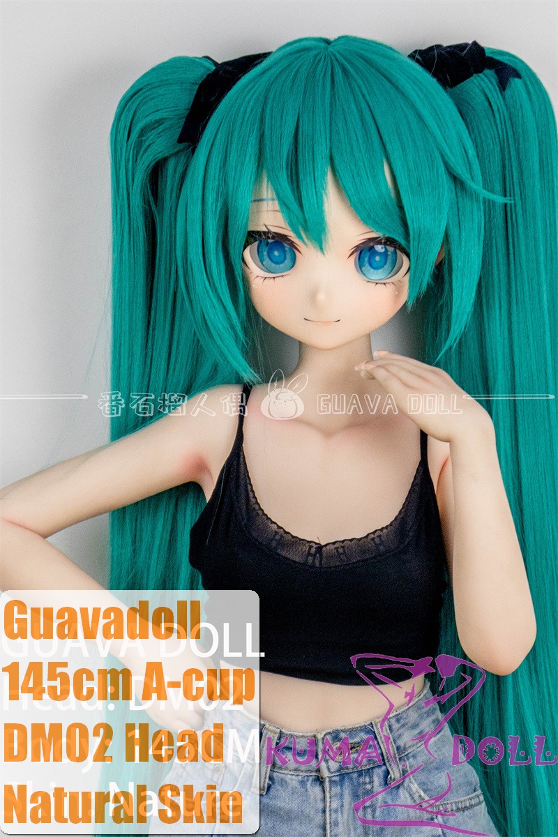 Guavadoll 145cm A-cup head DM02 head Vinyl (PVC) head + TPE body 1:1 life-size love doll Cosplaying as Hatsune Miku