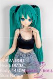 Guavadoll 145cm A-cup head DM02 head Vinyl (PVC) head + TPE body 1:1 life-size love doll Cosplaying as Hatsune Miku
