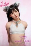 J-cute Doll Full Silicone Love Doll 149cm/4ft9 A-cup with Silicone Head AGD10 with new body makeup