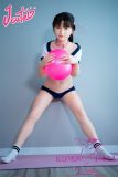 J-cute doll 133cm AA-cup AGD07 head sex doll full silicone material in Gymnastics Outfit