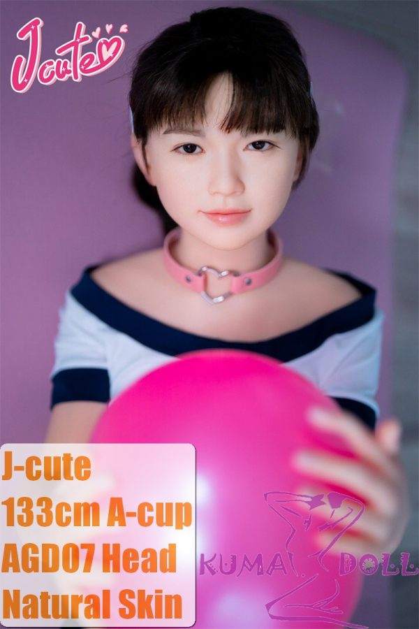 J-cute doll 133cm AA-cup AGD07 head sex doll full silicone material in Gymnastics Outfit