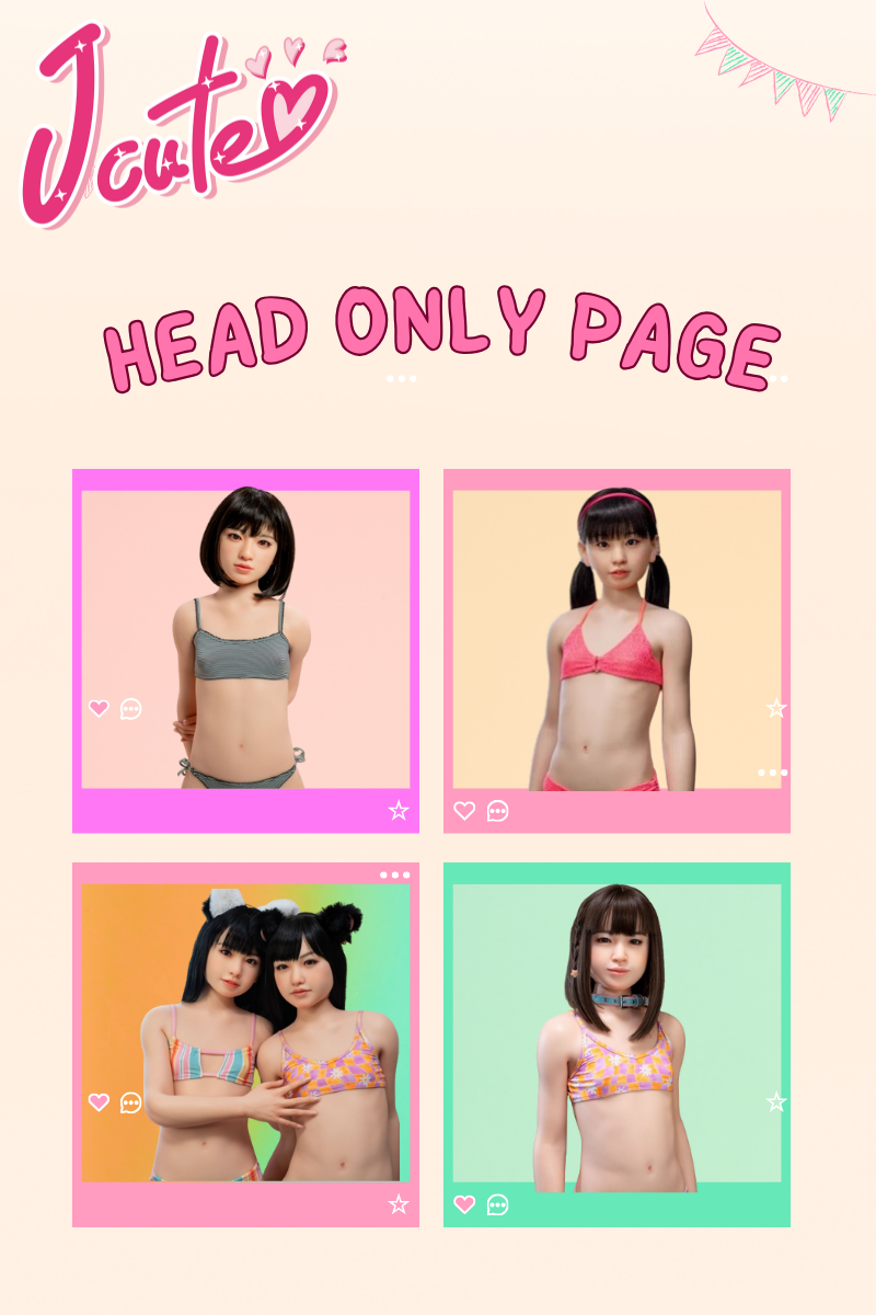 J-cute Doll Silicone Head  [Head only]
