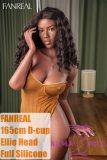 FANREAL 165cm/5ft4 D-Cup Ellie Head Full Size Lifelike Silicone Sex Doll