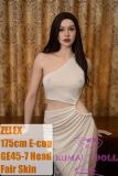 ZELEX Full silicone sex doll 175cm E-cup #GE45_7 head with movable jaw Fair Skin