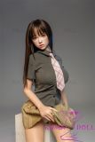 FUDOLL Full Silicone love doll 169cm H-cup #37 head in JK Uniform