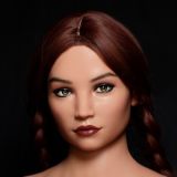 Zelex 165cm(5.41 ft) F-cup Full Size Lifelike Sex Doll with #GE134-1 Head Full Silicone