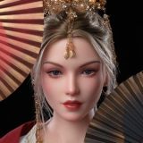 ZELEX Full silicone sex doll 175cm E-cup #GE45_7 head with movable jaw Fair Skin