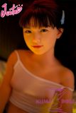 J-cute doll 133cm AA-cup AGD07 head sex doll full silicone material Bound in Rope, Wearing a Shirt-2