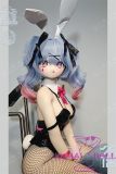 DOLL HAKONIWA Hatsune Miku Head  Rabbit Hole  PV Edition 145cm Silicone Material Head + TPE Body Anime Doll  Love Doll Customizable Makeup