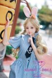 MLW doll Full Silicone Loli Love doll 148cm B-cup Hatsuka head Face Makeup Selectable in Judy Hopps Dres