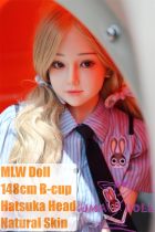MLW doll Full Silicone Loli Love doll 148cm B-cup Hatsuka head Face Makeup Selectable in Judy Hopps Dres