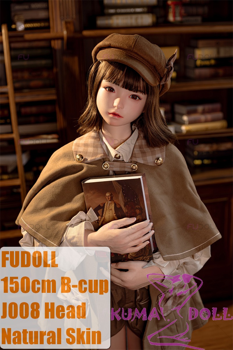 FUDOLL Sex Doll #8 head with oral function 150cm/4ft9 B-cup High-grade silicone head + TPE material body