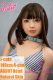 J-cute Doll Full Silicone Love Doll 149cm/4ft9 A-cup with Silicone Head AGD01 (Yuhoshi Make-up)  with new body makeup in Striped Bikini
