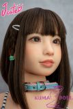 J-cute Doll Full Silicone Love Doll 149cm/4ft9 A-cup with Silicone Head AGD01 (Yuhoshi Make-up)  with new body makeup in Striped Bikini