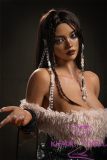 Real Lady Full Silicone Sex Doll 168cm G-cup Dark Tanned Skin S40 head