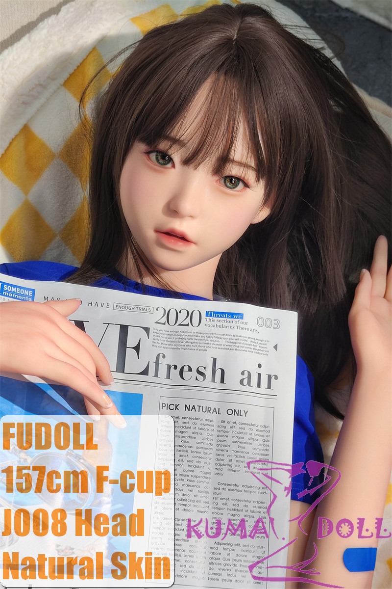 FUDOLL Sex Doll 157cm/5ft2 F-cup #J008 head High-grade silicone head + TPE material body Height and other options in Blue Top