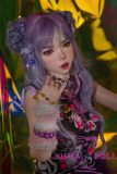 BQDOLL 148cm D-cup B2 Head Full Silicone Sex Dolls with Purple Hair