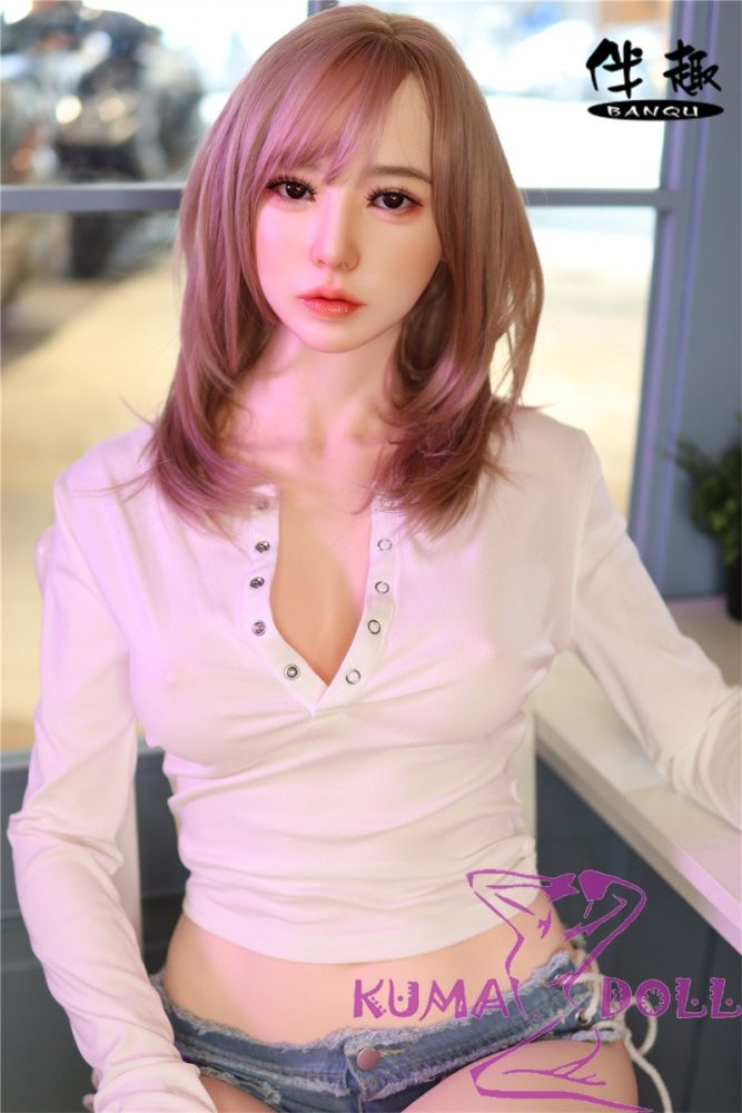 162 C-Cup Silicone Doll with Brown Short Hair in White Top | Realistic Lifelike Doll 162 C-Cup Silicone Doll with Brown Short Hair in White Top | Realistic Lifelike Doll
