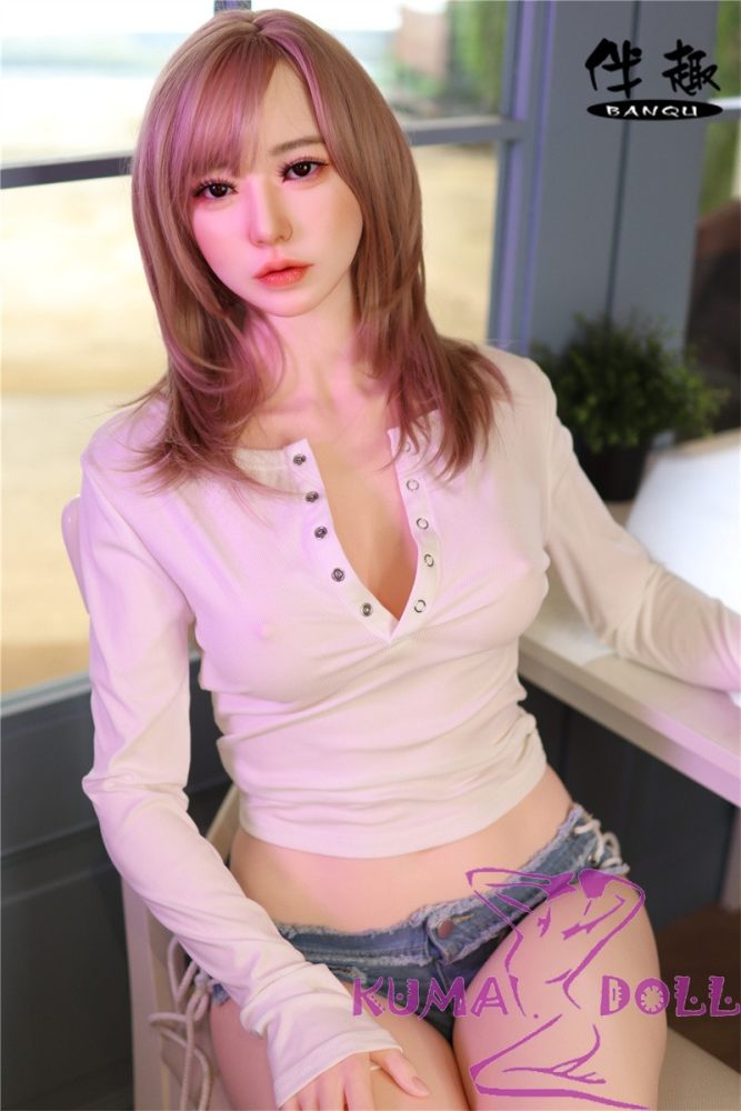 162 C-Cup Silicone Doll with Brown Short Hair in White Top | Realistic  Lifelike Doll