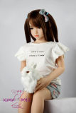 100cm TPE sex doll of AXB Doll with flat breast and #A-2 head