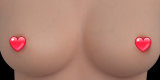 WAXDOLL Full Silicone Sex Doll 155cm/5ft1 C-cup #GD36-1 head with realistic body makeup option-Natural Skin Color