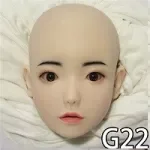 WAXDOLL Full Silicone Sex Doll 155cm/5ft1 C-cup #GD36-1 head with realistic body makeup option-Natural Skin Color