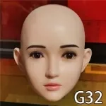 WAXDOLL Full Silicone Sex Doll 155cm/5ft1 C-cup #GD36-1 head with realistic body makeup option-Natural Skin Color