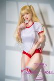 WAXDOLL Full Silicone Sex Doll 155cm/5ft1 C-cup #GD36-1 head with realistic body makeup option-Natural Skin Color