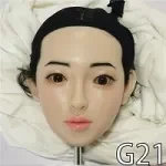 WAXDOLL Full Silicone Sex Doll 155cm/5ft1 C-cup #GD36-1 head with realistic body makeup option-Natural Skin Color