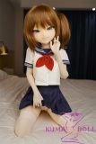 [Discontinued] Irokebijin S-TPE Sex Doll 110cm/3ft6 AA-cup Flat Aisa Silicone Head