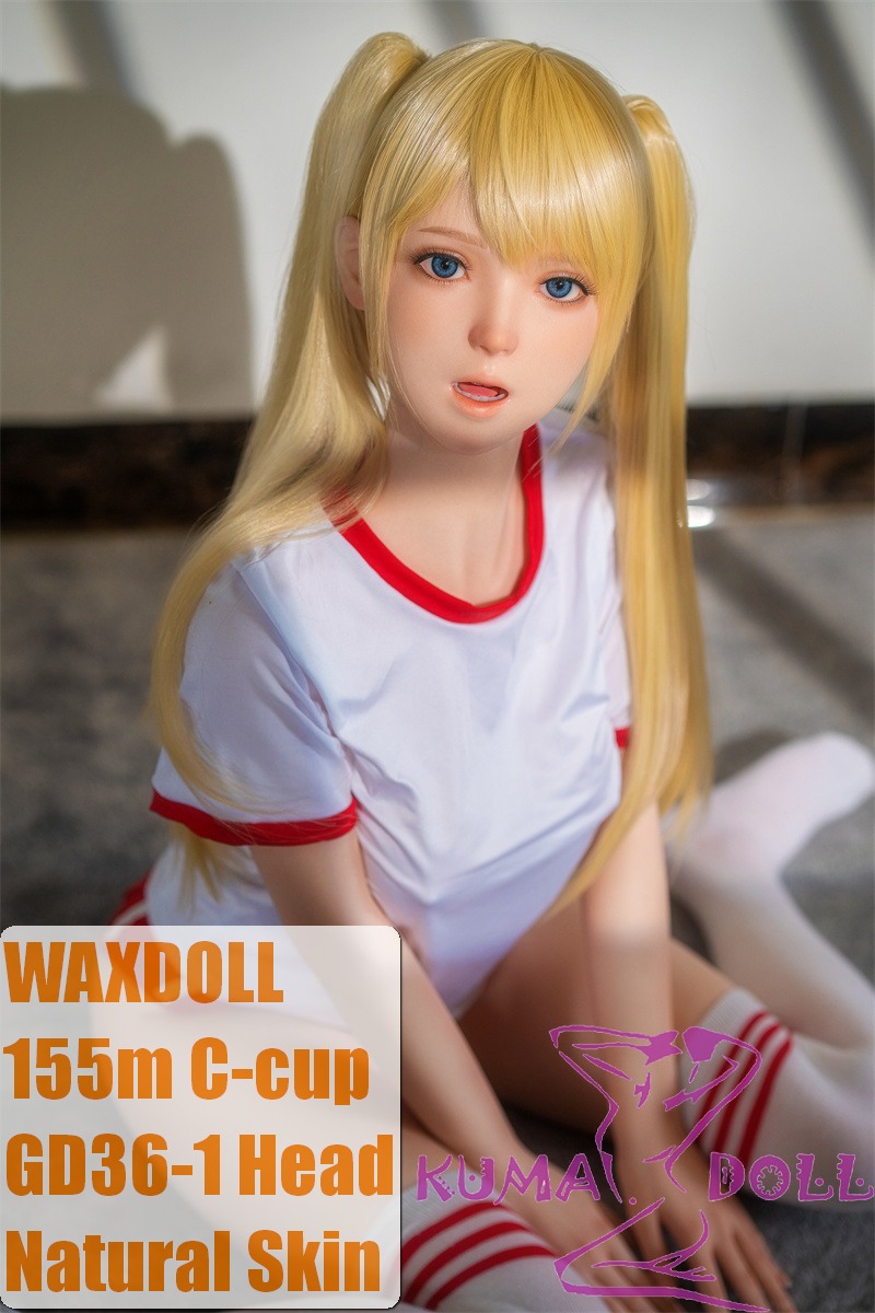 WAXDOLL Full Silicone Sex Doll 155cm/5ft1 C-cup #GD36-1 head with realistic body makeup option-Natural Skin Color