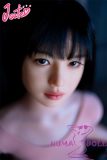 J-cute Doll Full Silicone Love Doll 149cm/4ft9 A-cup with Silicone Head AGD10 with new body makeup in Pink Yoga Outfit