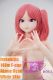 Irokebijin Full Silicone Sex Doll 148cm F-cup Akane Head Red Hair