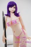 Irokebijin Full Silicone Sex Doll 148cm F-cup Akane Head Purple Hair