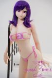 Irokebijin Full Silicone Sex Doll 148cm F-cup Akane Head Purple Hair