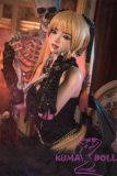 FUDOLL Full Silicone love doll 161cm D-cup #40 head in Gothic Style Outfit