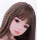 XY Doll 138cm/4ft5 Flat breast Hard Silicone Head #1 Love doll Body Material Selectable