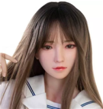 XY Doll 138cm/4ft5 Flat breast Hard Silicone Head #1 Love doll Body Material Selectable