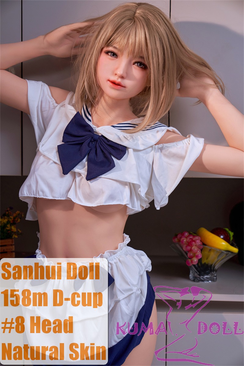 Sanhui Doll New158cm/5ft2 D-cup Body Silicone Sex Doll with Head #8 in Sailor Outfit