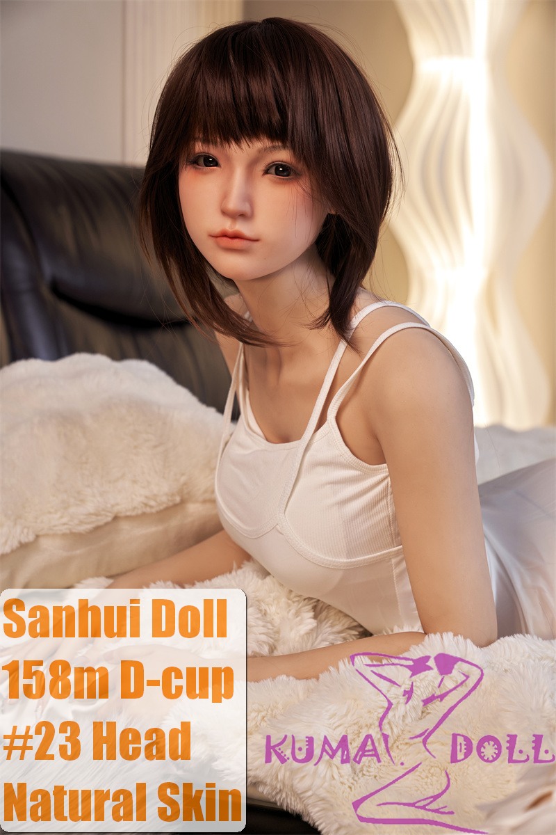 Sanhui Doll New158cm/5ft2 D-cup Body Silicone Sex Doll with Head #23